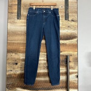 EUC - Lucky Brand - Ava Mid-Rise Skinny Jean - Dark Wash - Size 14